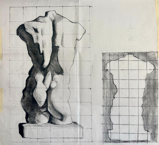 Study of Statue -- From Image